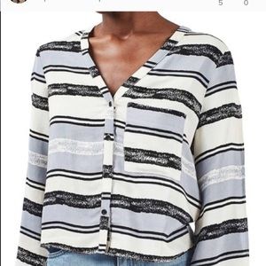 Top Shop Split Sleeve Blouse